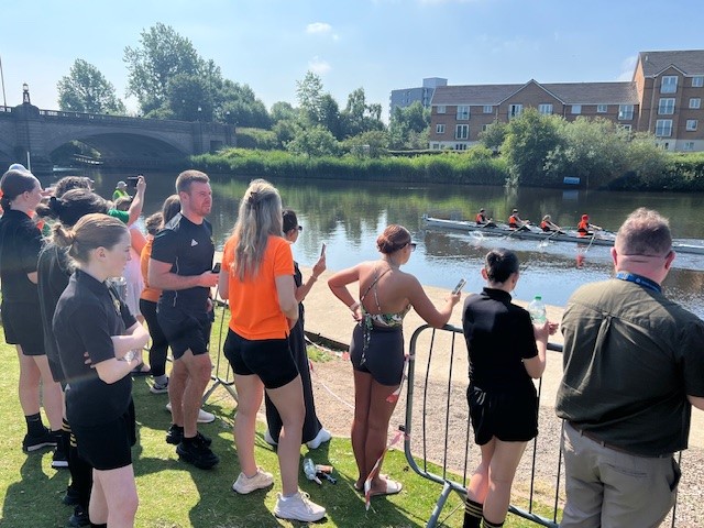 Location 3 Public Watching Children Rowing